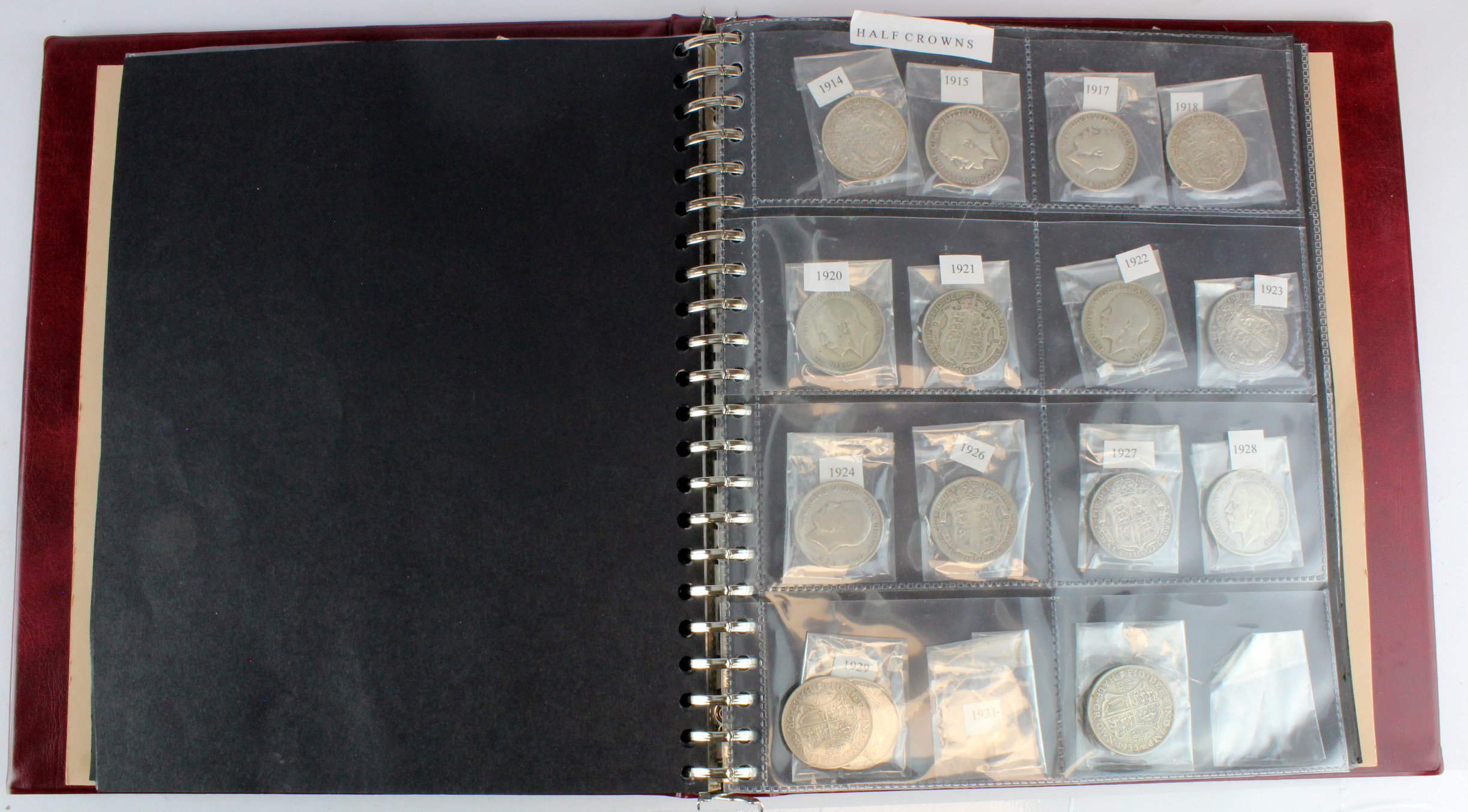 GB Coin Collection in an album, 19th-20thC including silver up to Crowns.