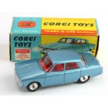Corgi Toys, no. 252 'Rover 2000' (blue), contained in original box