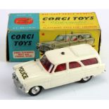 Corgi Toys, no. 419 'Ford Zephyr Motorway Patrol', siren missing, contained in original box (sold as