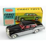 Corgi Toys, no. 224 'Bentley Continental Sports Saloon' (black / silver), contained in original box