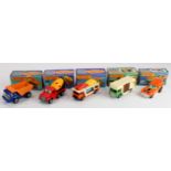 Matchbox 75 Superfast Series, five boxed models, comprising nos. 11 (Car Transporter); 19 (Cement
