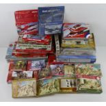 Airfix. A collection of twenty-two boxed mostly Airfix kits (Military & Aviation related), including