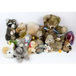 Steiff. A collection of fourteen Steiff bears & animals, including Dormy, Molly Teddy, Camel etc.