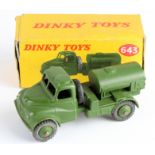Dinky Toys, no. 643 'Army Water Tanker', contained in original box