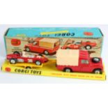 Corgi Toys, Gift Set no. 17 'Land Rover with Ferrari Racing Car on Trailer', with insert,