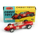 Corgi Toys, no. 154 'Ferrari Formula 1 Grand Prix Racing Car', contained in original box