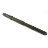 WWII US Army M70F tank sighting telescope, dated 1943, length 59.5cm approx.