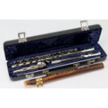Sapphire by Rosetti flute, contained in original fitted case, together with a Xaphoon