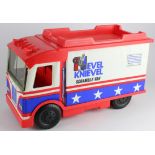 Evel Knievel Scramble Van by Ideal, missing some accessories, contained in original box (sold as