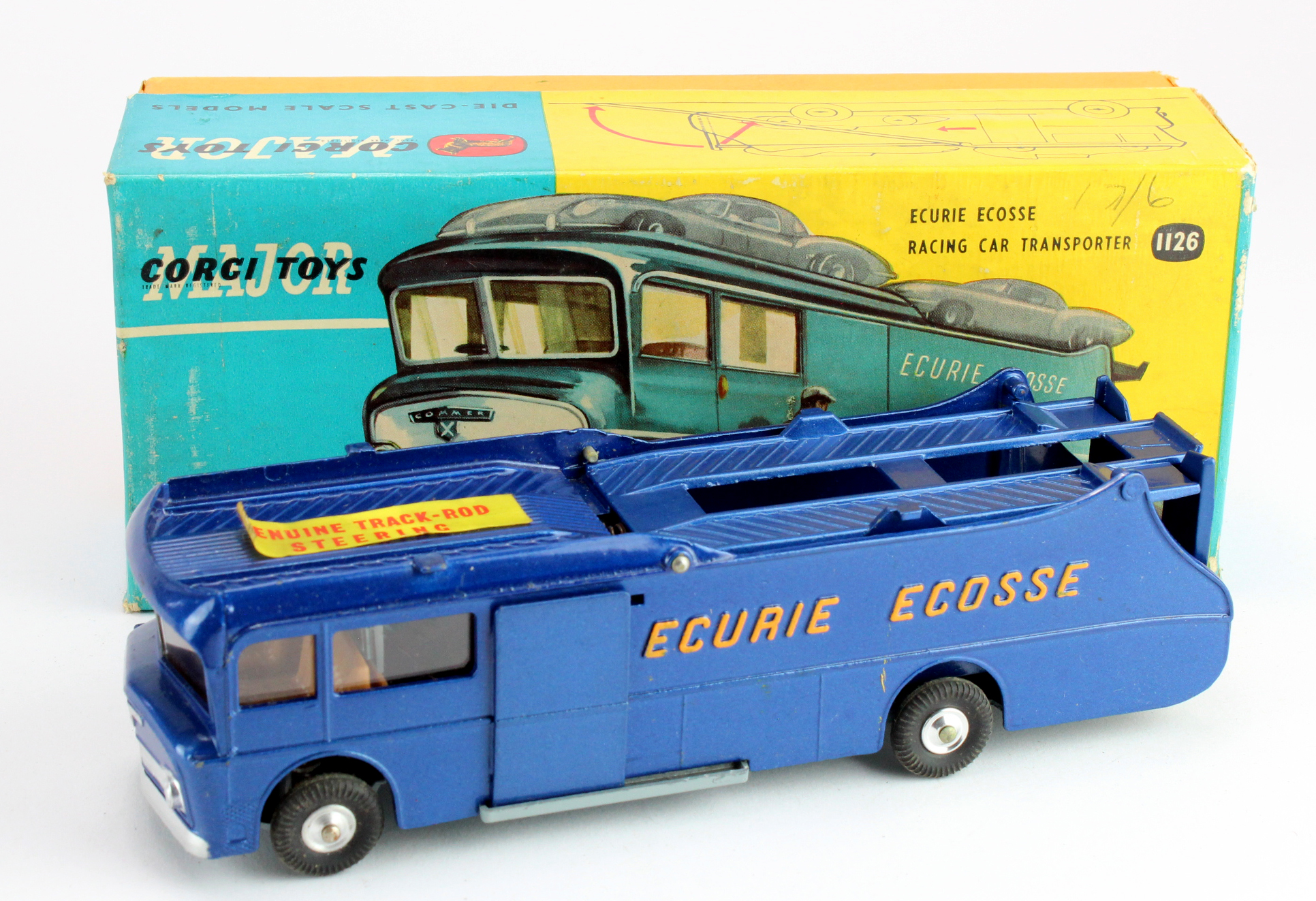 Corgi Major Toy, no. 1126 'Ecurie Ecosse Racing Car Transporter, contained in original box