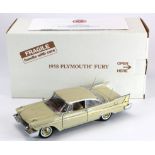 Franklin Mint 1:24 scale 1958 Plymouth Fury, contained in original packaging & box