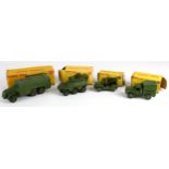 Dinky Toys, Four boxed models, comprising no. 641 (Army 1-Ton Cargo Truck); no. 674 (Austin