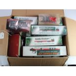 Diecast. Twelve boxed Eddie Stobart models by Atlas editions, together with four boxed fire