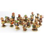 Goebel Hummel. Sixteen Goebel Hummel figures of children, tallest 13cm approx.