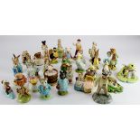 Beatrix Potter. A collection of thirty-one Beswick Beatrix Potter figures, circa mid 20th