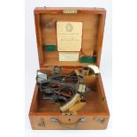 Hezzanith Sextant, by Heath & Co. (no. L74), contained in original case