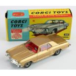 Corgi Toys, no. 245 'Buick Riviera' (gold), two bar present, contained in original box