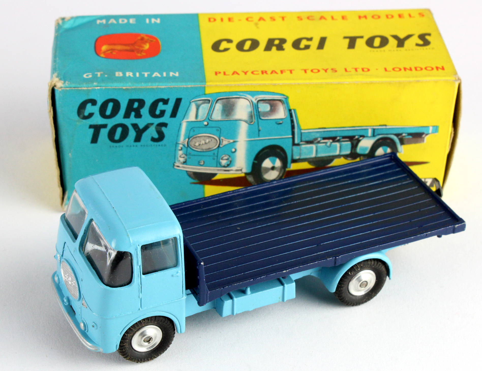 Corgi Toys, no. 241 'E.R.F. Model 44G Platform Lorry', contained in original box