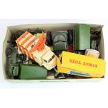 Dinky & Corgi. A shoebox containing numerous Dinky & Corgi Toys, including a Dinky boxed Caravan (