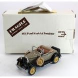 Franklin Mint 1:24 scale 1931 Ford Model A Roadster (some damage), contained in original packaging &