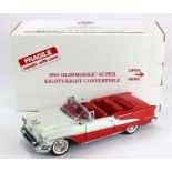 Franklin Mint 1:24 scale 1955 Oldsmobile Super Eighty Eight Convertible, contained in original