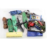 Dinky Toys/Britains- a collection of vehicles to include; three Dinky land speed no.23M in green,