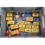 Matchbox Lesney. A collection of thirteen boxed models, including Moko (boxes damaged), together