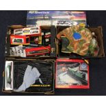Hornby. A large collection of OO gauge model railway including three boxed Hornby locomotives,