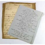 Pitt (William, the Elder 1708-1788). An original single sided manuscript letter signed by William