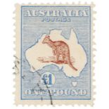 Australia 1913-14, £1 Roo, fine used cto, SG15, cat £2500
