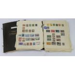 British Cw original old time collection in two binders, pages loose, A to Z range with better