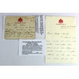 Royalty interest. Queen Mary (1867-1953), An original manuscript card note signed by Queen Mary with