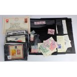 Small mixed box of all sorts. S Africa dues, Lundy set, rare early French aviation meeting