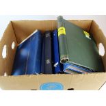 Banana box of various collection in albums/stockbooks including Australia, Netherlands, Vatican,