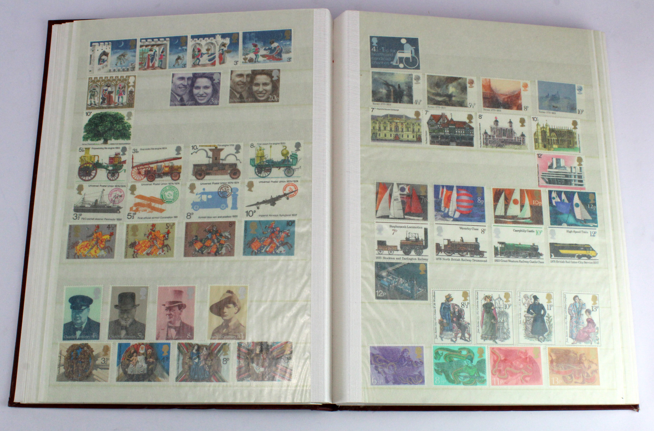 GB - collection in brown s/book c1965-1991 Commems, complete unmounted mint as far as we can tell.