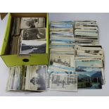 World-wide assortment of postcards, inc street scenes, tourist views, social interest, railway. Many