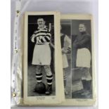 Topical Times, 1930's Footballers English and Scottish various panel portraits inc coloured and