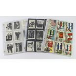 A & B C Gum sets in sleeves, You'll Die Laughing B&W 1974, Winston Churchill Cards set 1965, and