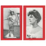 Will's overseas issue - Actresses 'ALWIC' (black & red front) part set 249/250 + 3 varieties, G -