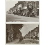 Buckinghamshire, Stoney Stratford, small original collection, including 3 motor buses outside hotel,
