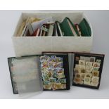GB - large selection in albums / stockbooks plus lots of loose stamps in packets, stockcards,