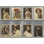 British American Tobacco - Albert back, Famous Beauties, part set 90/100 mainly VG, cat value £315