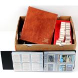 Crate containing large quantity of modern reproduced sets, cigar cards (sets & odds) &