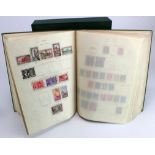 KGVI Stamp Album of British Commonwealth, approx 40% used, rest mm. Nearly all short sets for