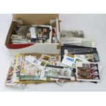 Glory box, huge range of material, Commonwealth, World stamps in half sheets, sets and singles,