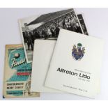 Football programme - FA Cup Final 27th April 1946 at Wembley, Charlton Athletic v Derby County.