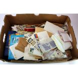 Large tray of mixed material loose and in various albums/stockbooks, packets, etc. (Qty) Buyer