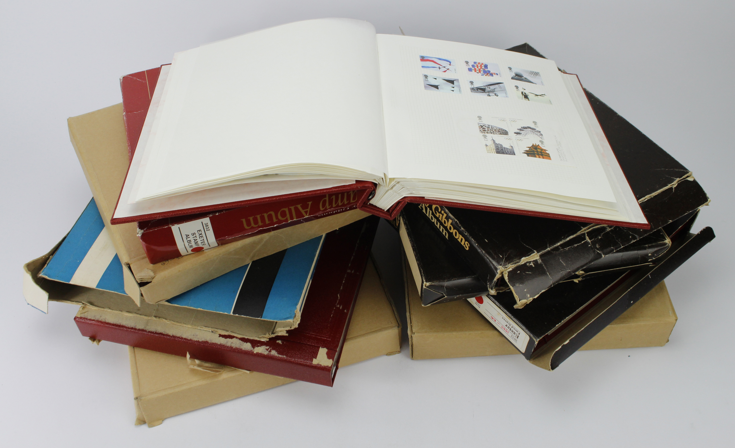 GB - collection housed in 9x albums, 7 of which are QE2 1953 to 2012. All are a mixture of mint