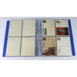 Germany 3rd Reich postal stationery range in blue folder M&U original collection, some rare items