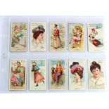 Baker, Beauties of all Nations (A.Baker) 1899 part set 19/25 cat £380 G-VG